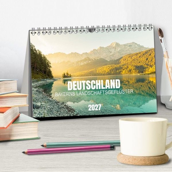 Produktbild: Deutschland - Bayerns Landschafts-Gefl&uuml;ster (Tischkalender 2027 DIN A5 quer), CALVENDO Monatskalender