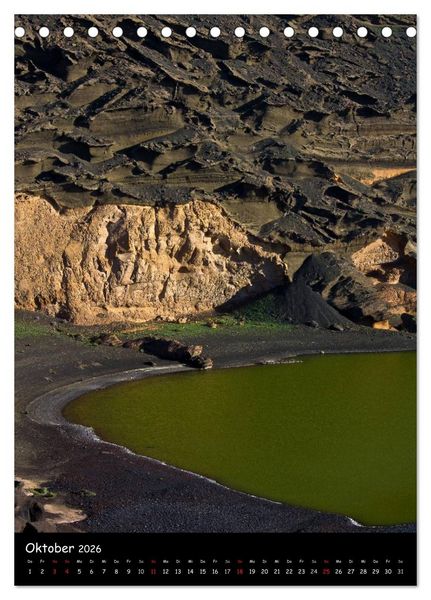 Produktbild: Lanzarote (Tischkalender 2026 DIN A5 hoch), CALVENDO Monatskalender