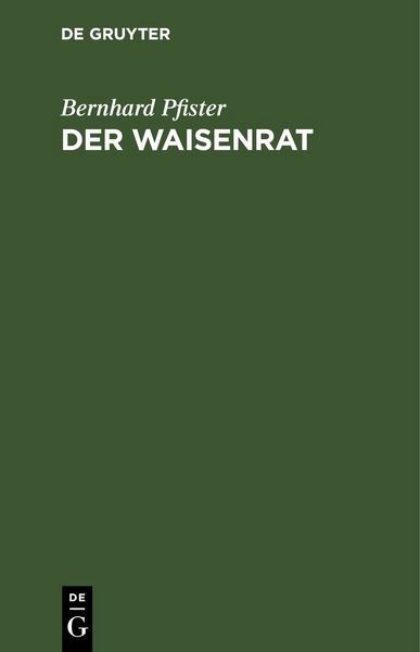 Produktbild: Der Waisenrat