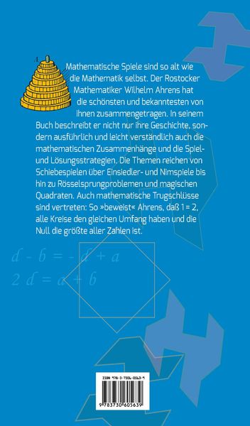 Produktbild: Mathematische Spiele
