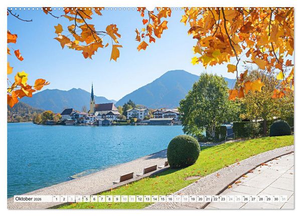 Produktbild: Es is so schee am Tegernsee (hochwertiger Premium Wandkalender 2026 DIN A2 quer), Kunstdruck in Hochglanz