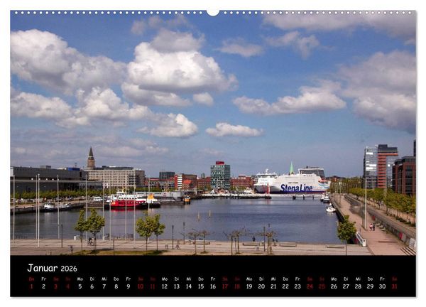 Produktbild: Kiel - Stadt an der F&ouml;rde (hochwertiger Premium Wandkalender 2026 DIN A2 quer), Kunstdruck in Hochglanz