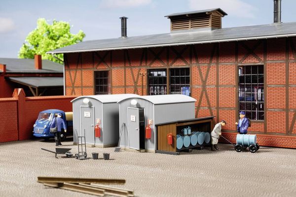 Produktbild: Auhagen 11478 H0 Wellblechschuppen &Ouml;llager