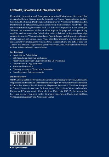 Produktbild: Kreativit&auml;t, Innovation, Entrepreneurship