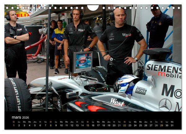 Produktbild: Stands de Formule 1 (Calendrier mural 2026 DIN A4 vertical), CALVENDO calendrier mensuel