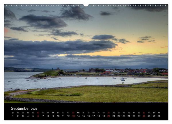 Produktbild: Holy Island - England (Wandkalender 2026 DIN A2 quer), CALVENDO Monatskalender