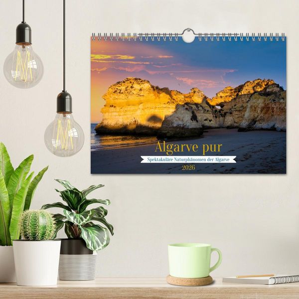 Produktbild: Algarve pur (Wandkalender 2026 DIN A4 quer), CALVENDO Monatskalender