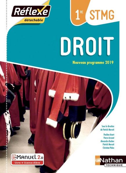 Produktbild: Droit ; 1re Stmg (Edition 2019)