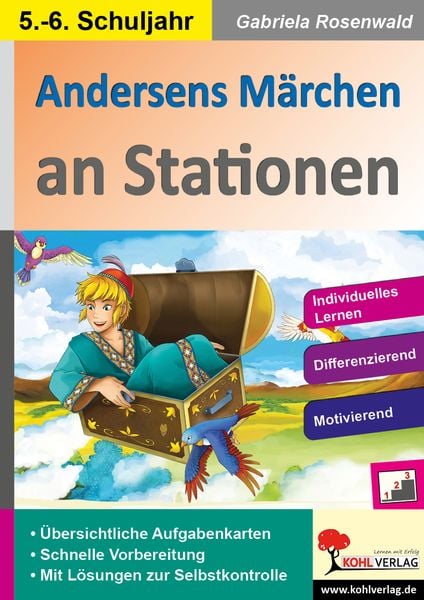 Produktbild: Andersens M&auml;rchen an Stationen / Klasse 5-6