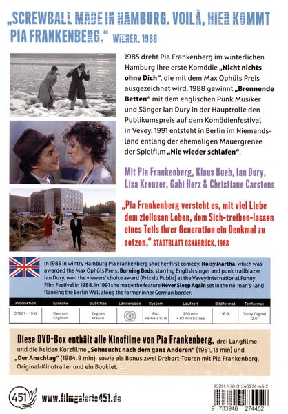 Produktbild: Pia Frankenberg - Filme [3 DVDs]