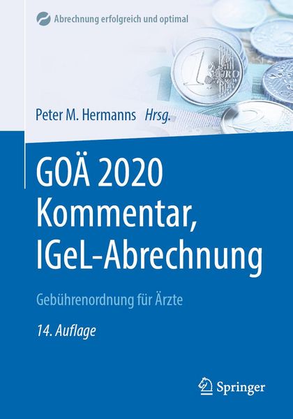 Produktbild: GO&Auml; 2020 Kommentar, IGeL-Abrechnung