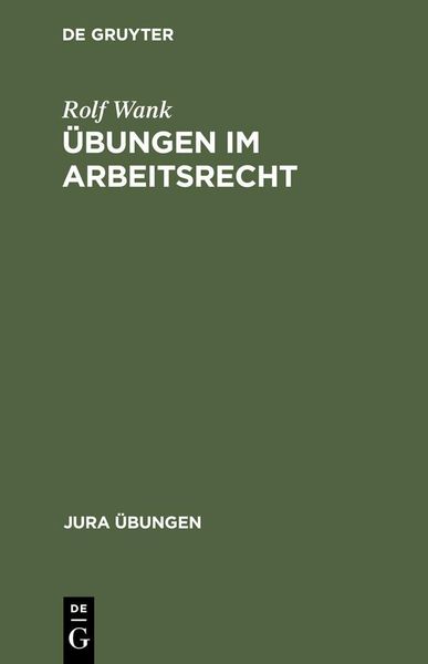 Produktbild: &Uuml;bungen im Arbeitsrecht