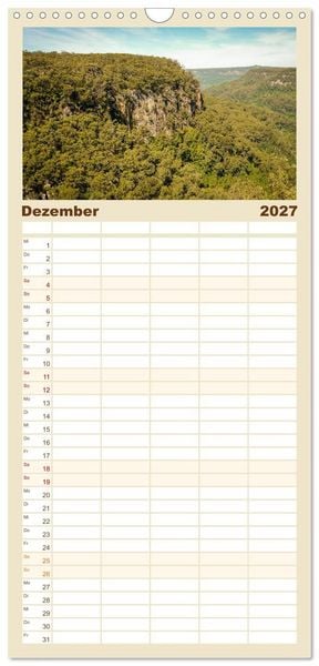 Produktbild: Familienplaner 2027 - Australien - Der vielseitige Osten mit 5 Spalten (Wandkalender, 21 x 45 cm) CALVENDO