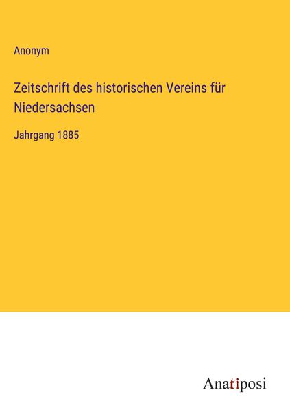 Produktbild: Zeitschrift des historischen Vereins f&uuml;r Niedersachsen