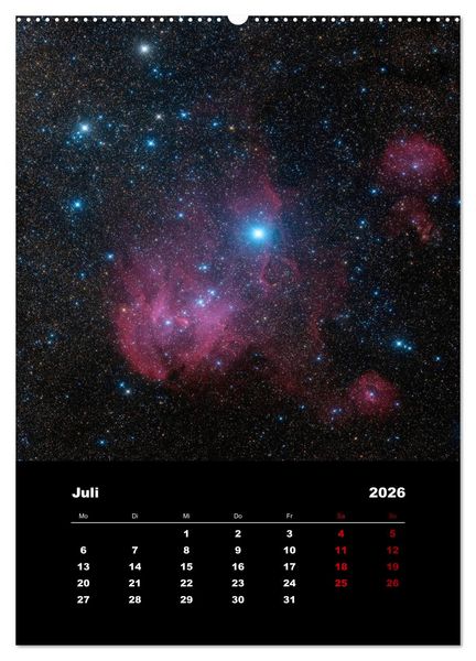 Produktbild: Das Universum (Wandkalender 2026 DIN A2 hoch), CALVENDO Monatskalender