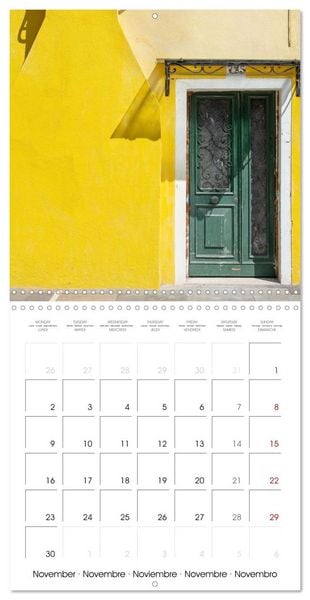 Produktbild: Doors of Burano (Wall Calendar 2026 12 &times; 12 Inch) CALVENDO 12 Month Wall Calendar