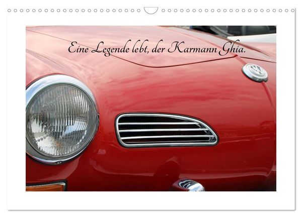 Produktbild: Eine Legende lebt, der Karmann-Ghia (Wandkalender 2026 DIN A3 quer), CALVENDO Monatskalender