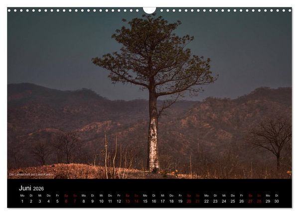 Produktbild: SAMBIA IM HERZEN AFRIKAS (Wandkalender 2026 DIN A3 quer), CALVENDO Monatskalender