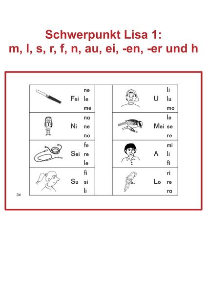 Produktbild: Lesen mit Lisa - Heft 1