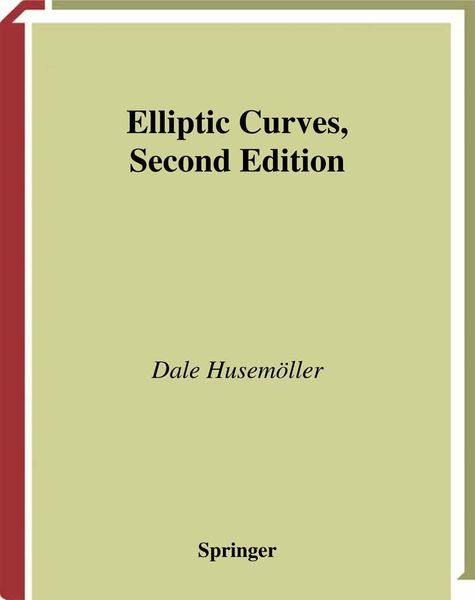 Produktbild: Elliptic Curves