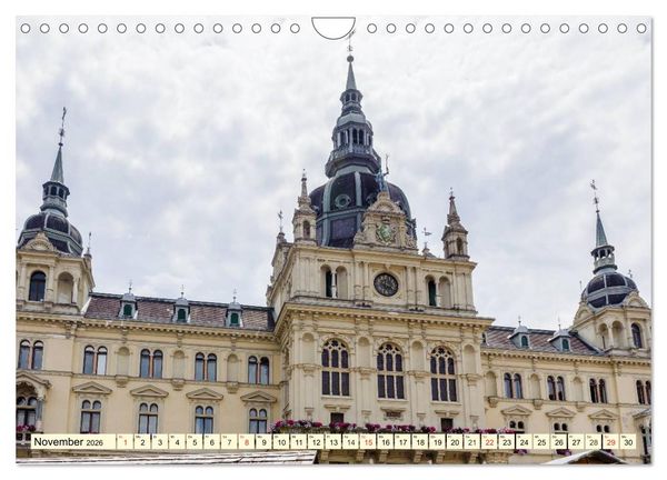 Produktbild: Mein Graz. Perle an der Mur (Wandkalender 2026 DIN A4 quer), CALVENDO Monatskalender
