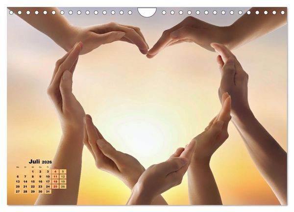 Produktbild: Sehnsucht Herzlichkeit (Wandkalender 2026 DIN A4 quer), CALVENDO Monatskalender