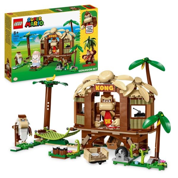 LEGO Super Mario 71424 Donkey Kongs Baumhaus – Erweiterungsset mit Figuren