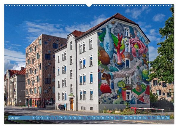 Produktbild: Streetart in M&uuml;nchen (hochwertiger Premium Wandkalender 2027 DIN A2 quer), Kunstdruck in Hochglanz
