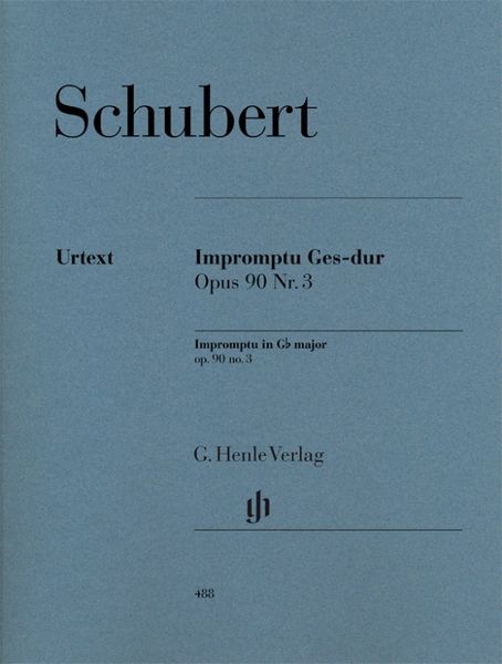 Produktbild: Franz Schubert - Impromptu Ges-dur op. 90 Nr. 3 D 899