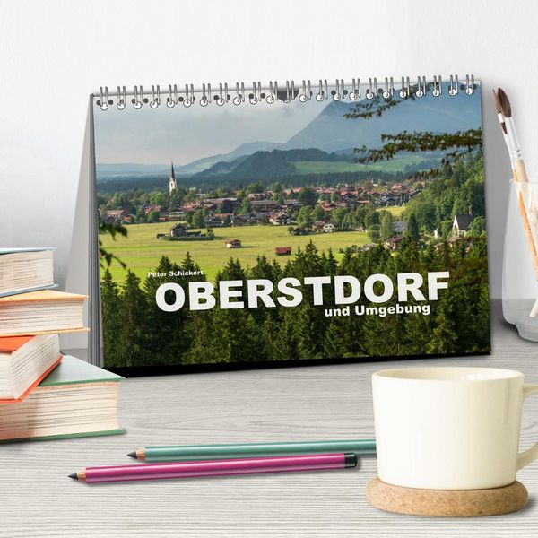 Produktbild: Oberstdorf und Umgebung (Tischkalender 2026 DIN A5 quer), CALVENDO Monatskalender