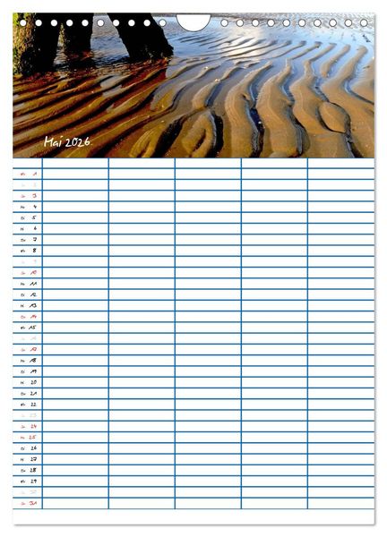 Produktbild: Meer Zeit f&uuml;r uns! (Wandkalender 2026 DIN A4 hoch), CALVENDO Monatskalender