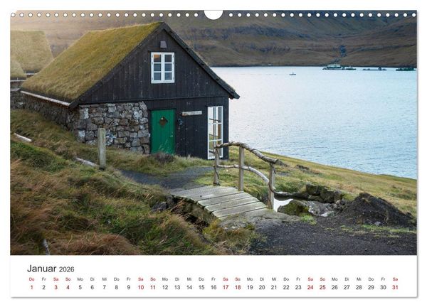 Produktbild: F&Auml;R&Ouml;ER INSELN - Herbstlichter (Wandkalender 2026 DIN A3 quer), CALVENDO Monatskalender