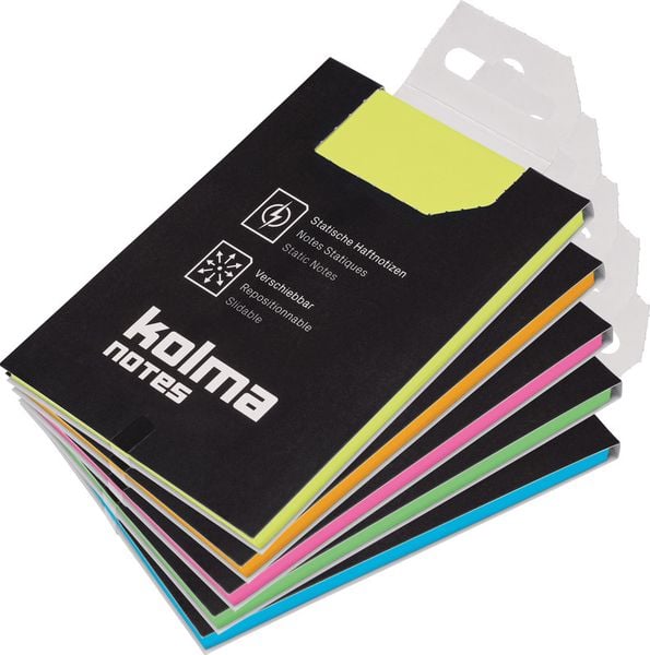 Produktbild: Haftnotizen A7 farbig assort.