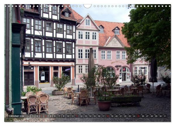 Produktbild: Malerisches Quedlinburg (Wandkalender 2026 DIN A3 quer), CALVENDO Monatskalender