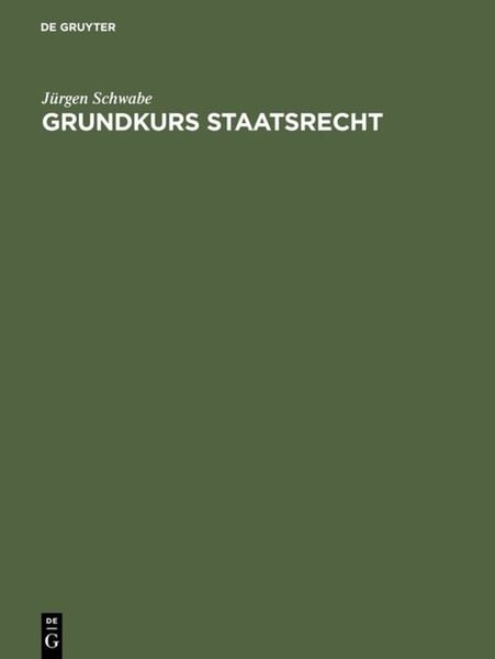 Produktbild: Grundkurs Staatsrecht