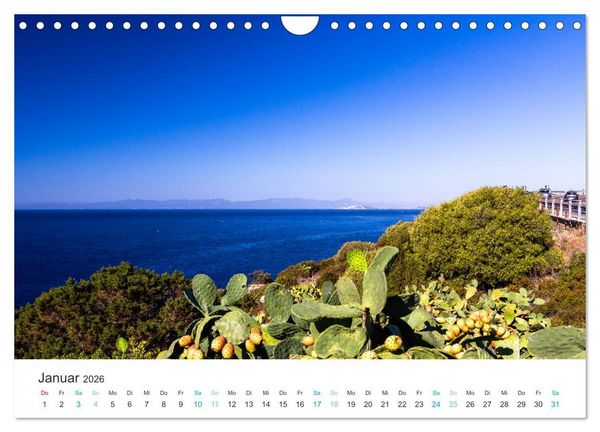 Produktbild: Sardinien - Impressionen Einer Mittelmeerperle (Wandkalender 2026 DIN A4 quer), CALVENDO Monatskalender