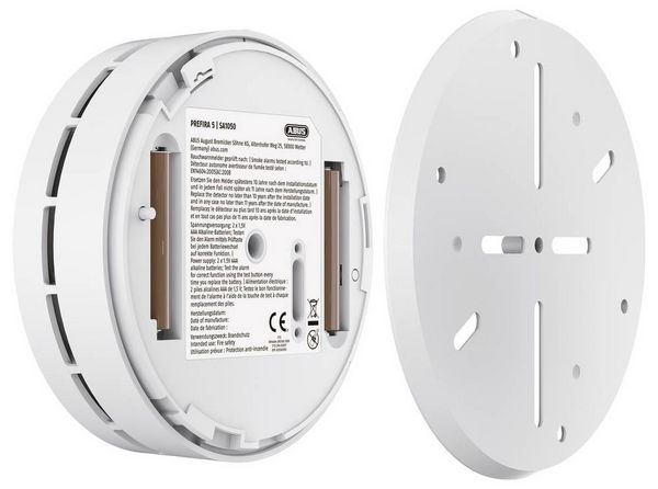 Produktbild: ABUS PREFIRA Basic Rauchwarnmelder (&Oslash; x H) 110mm x 36mm