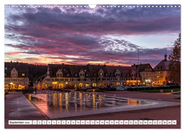 Produktbild: Freudenstadt im Schwarzwald - Wandkalender (Wandkalender 2026 DIN A3 quer), CALVENDO Monatskalender