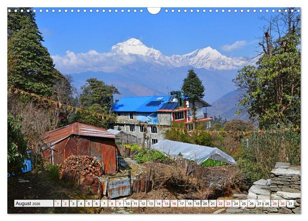 Produktbild: Der POON HILL TREK in NEPAL (Wandkalender 2026 DIN A3 quer), CALVENDO Monatskalender
