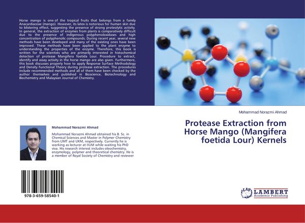 Produktbild: Protease Extraction from Horse Mango (Mangifera foetida Lour) Kernels