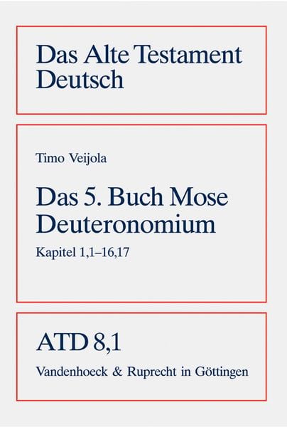 Produktbild: Das f&uuml;nfte Buch Mose (Deuteronomium)