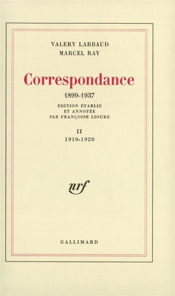 Produktbild: Correspondance: 1899-1937