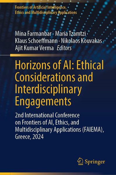 Produktbild: Horizons of AI: Ethical Considerations and Interdisciplinary Engagements