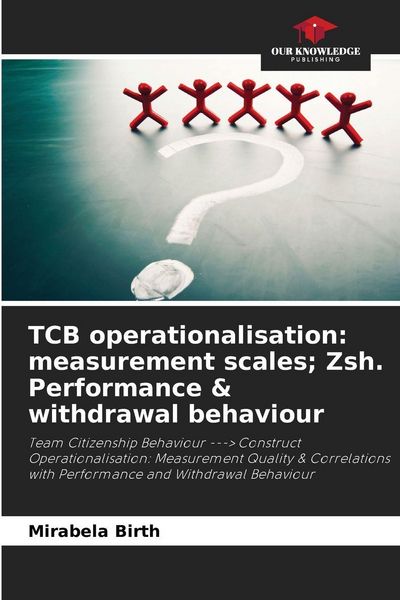 Produktbild: TCB operationalisation: measurement scales; Zsh. Performance & withdrawal behaviour