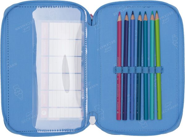 Produktbild: 3-f&auml;chrige Federmappe mit Inhalt