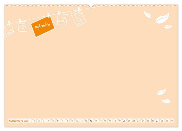 Produktbild: 12 x collage de photos - calendrier de bricolage (Calendrier mural 2026 DIN A2 vertical), CALVENDO calendrier mensuel
