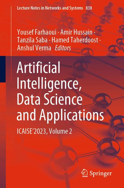 Produktbild: Artificial Intelligence, Data Science and Applications