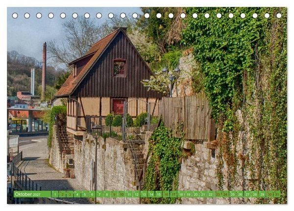 Produktbild: Stadtspaziergang durch Schw&auml;bisch Hall (Tischkalender 2027 DIN A5 quer), CALVENDO Monatskalender