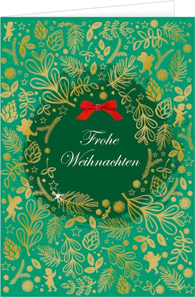 Produktbild: Weihnachtskarten mit Kuvert, sort. (Weihnachtswunder)
