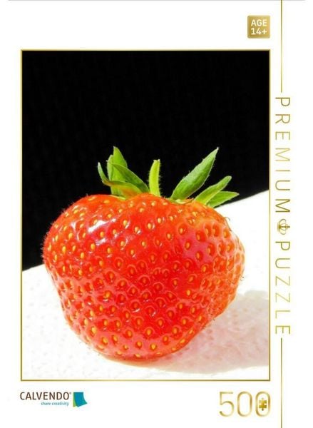 CALVENDO Puzzle Erdbeere | 500 Teile Lege-Größe 48 × 36 cm Foto-Puzzle für Erwachsene